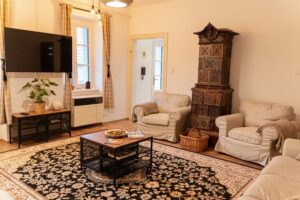Héregi Harangszó Vendégházak, szállás, apartman, természetközeli, erdő, dézsafürdő, Hangulat apartman, közösségi tér,